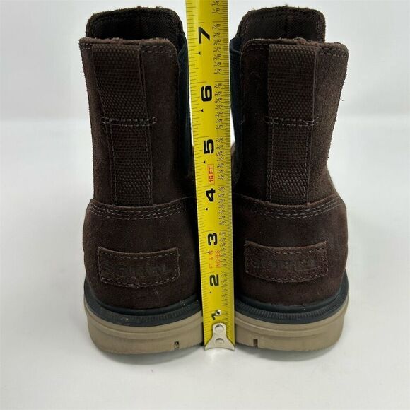 Sorel Men\'s Chelsea Brown Suede Leather Waterproof Boots Size 7.5 Comfort